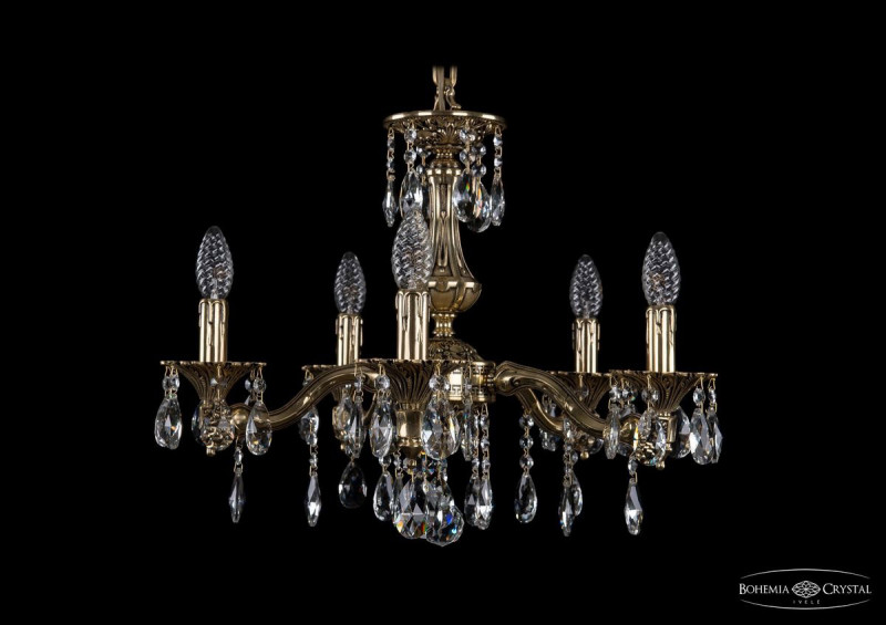 Подвесная люстра Bohemia Ivele Crystal 1710/5/160/A/GB