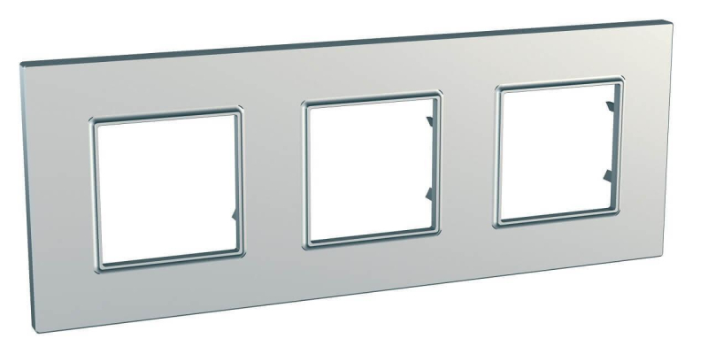 Рамка 3-постовая Schneider Electric Unica Quadro MGU6.706.55