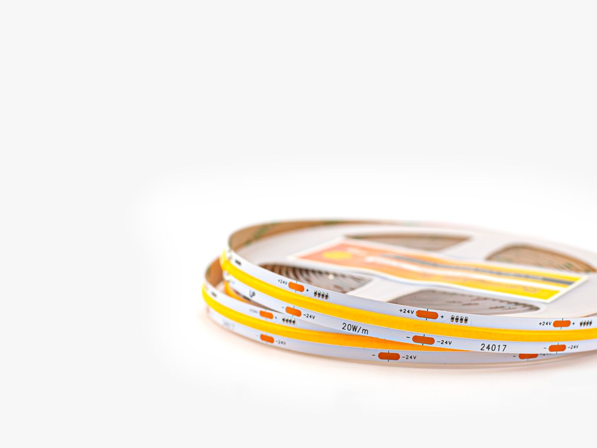 Светодиодная лента LEDS POWER COB 546/м (20Вт/м) 24В теплая 007915