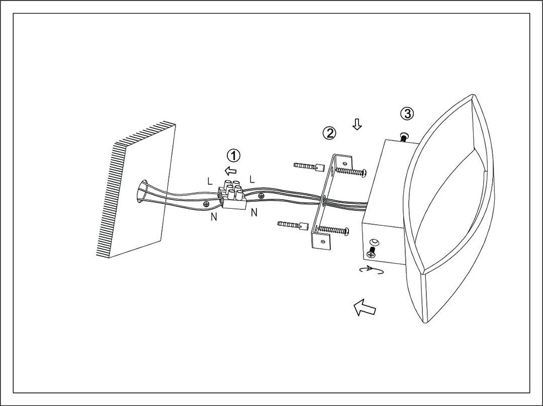Настенный светильник DesignLed GW-A715-5-BL-NW 003027