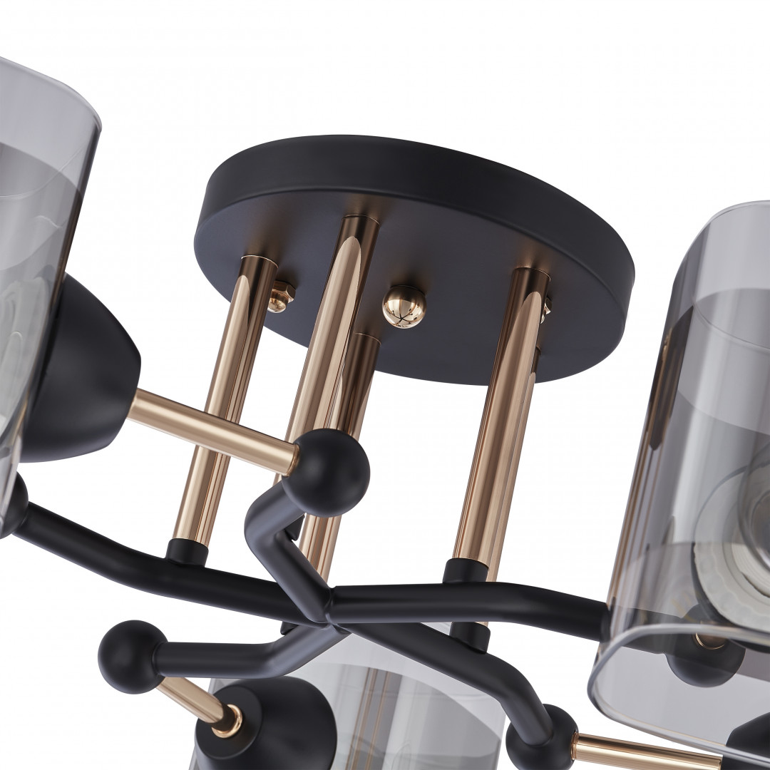 Потолочная люстра Arte Milano Amalfi 324308/3 BK+FG