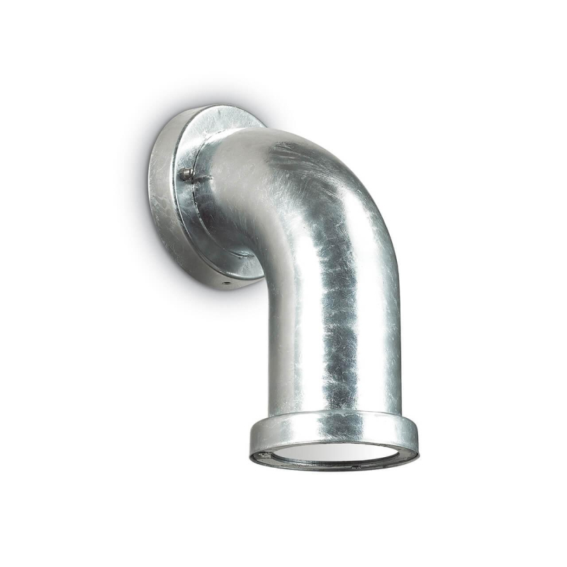 Уличный настенный светильник Ideal Lux Pipeline AP1 Galvanize 160597