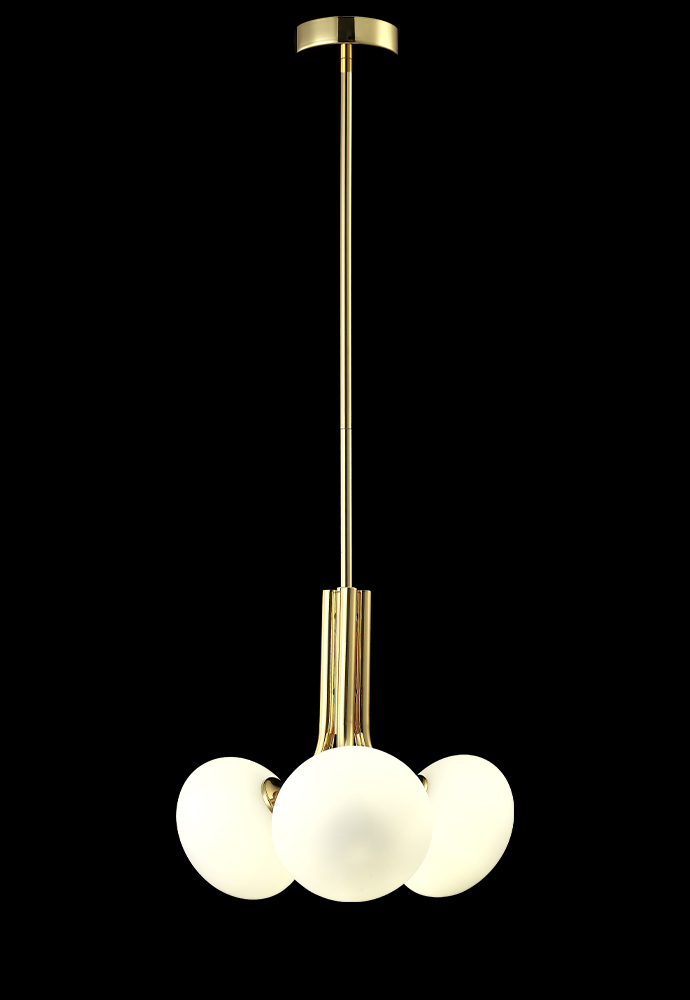 Подвесной светильник Crystal Lux ALICIA SP3 GOLD/WHITE