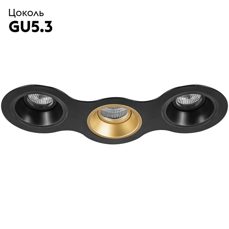 Встраиваемый светильник Lightstar Domino D697070307 (214697+214607+214603+214607)