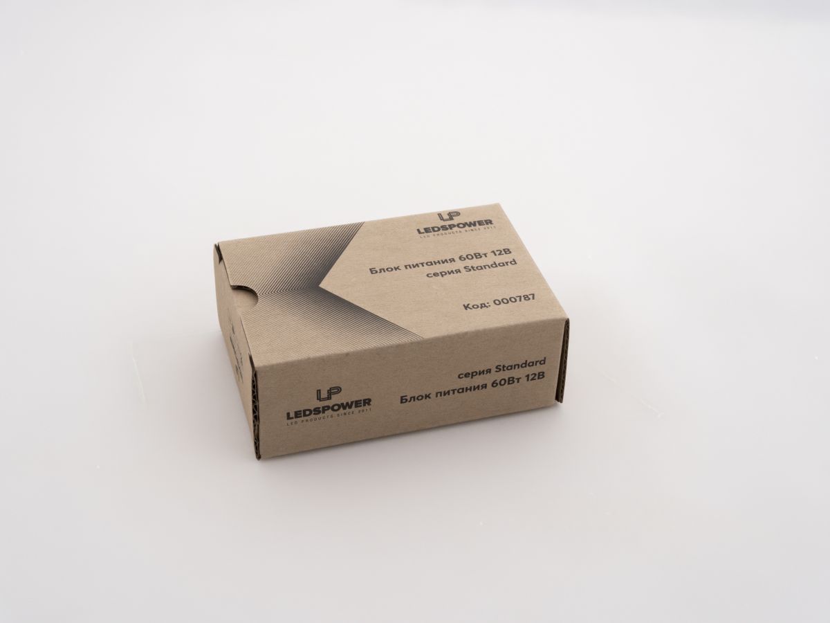 Блок питания LEDS POWER 60Вт 12В Standard 000787
