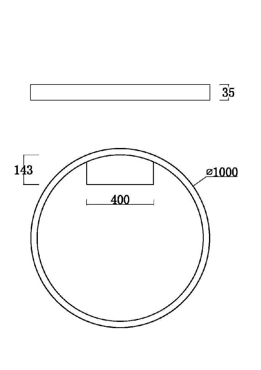Потолочный светильник Maytoni Rim MOD058CL-L65W3K