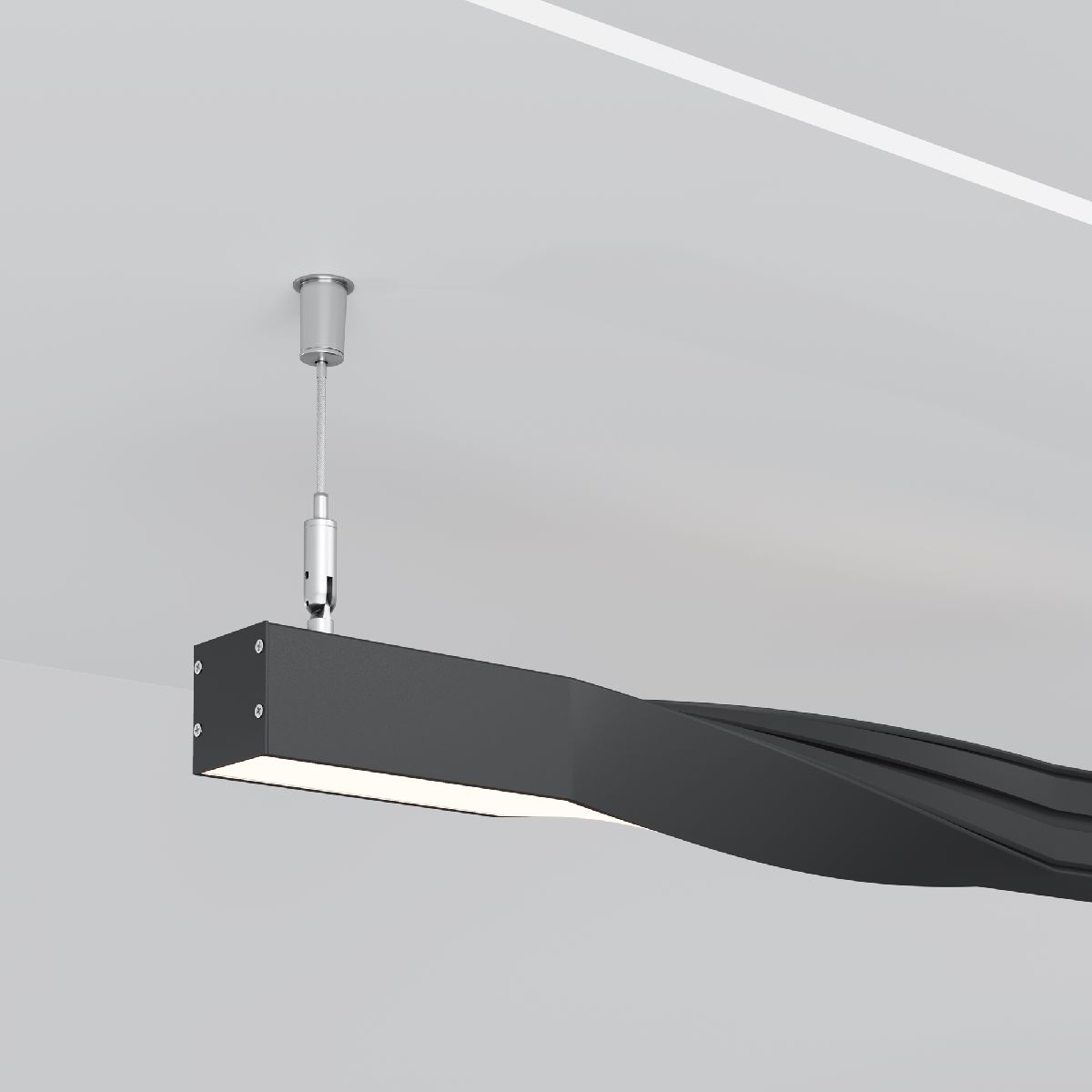 Радиусный профиль Maytoni Led strip ALM-3535R-B-TR-90°-0.4M