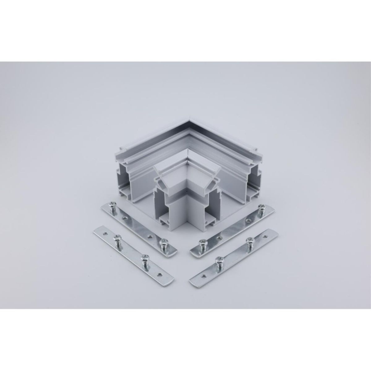 Соединитель для магнитного шинопровода угловой плоский для натяжного потолка Aployt Magnetic track 220 APL.0286.10.02