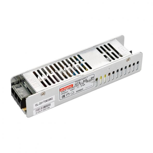 Блок питания Arlight HTS-60L-24 (24V, 2.5A, 60W) 020823