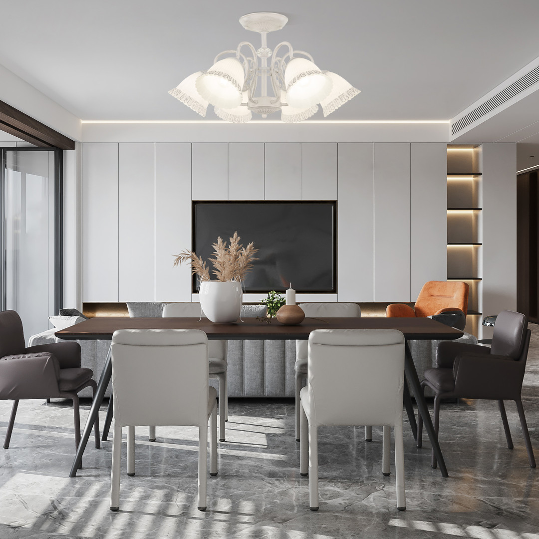 Потолочная люстра Arte Milano 340800/6 WT+SL