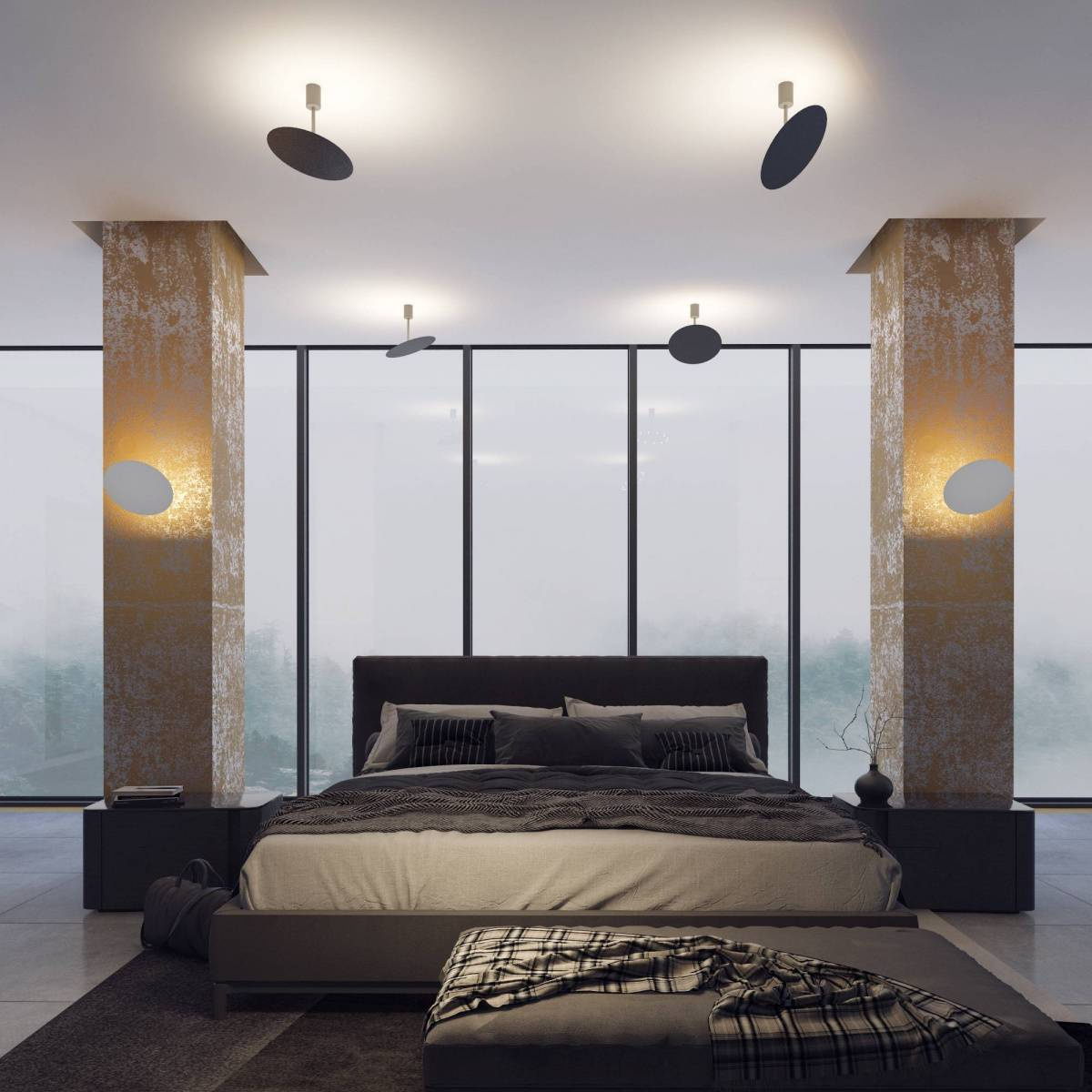 Подвесной светодиодный светильник Odeon Light Whittaker 3843/12CL