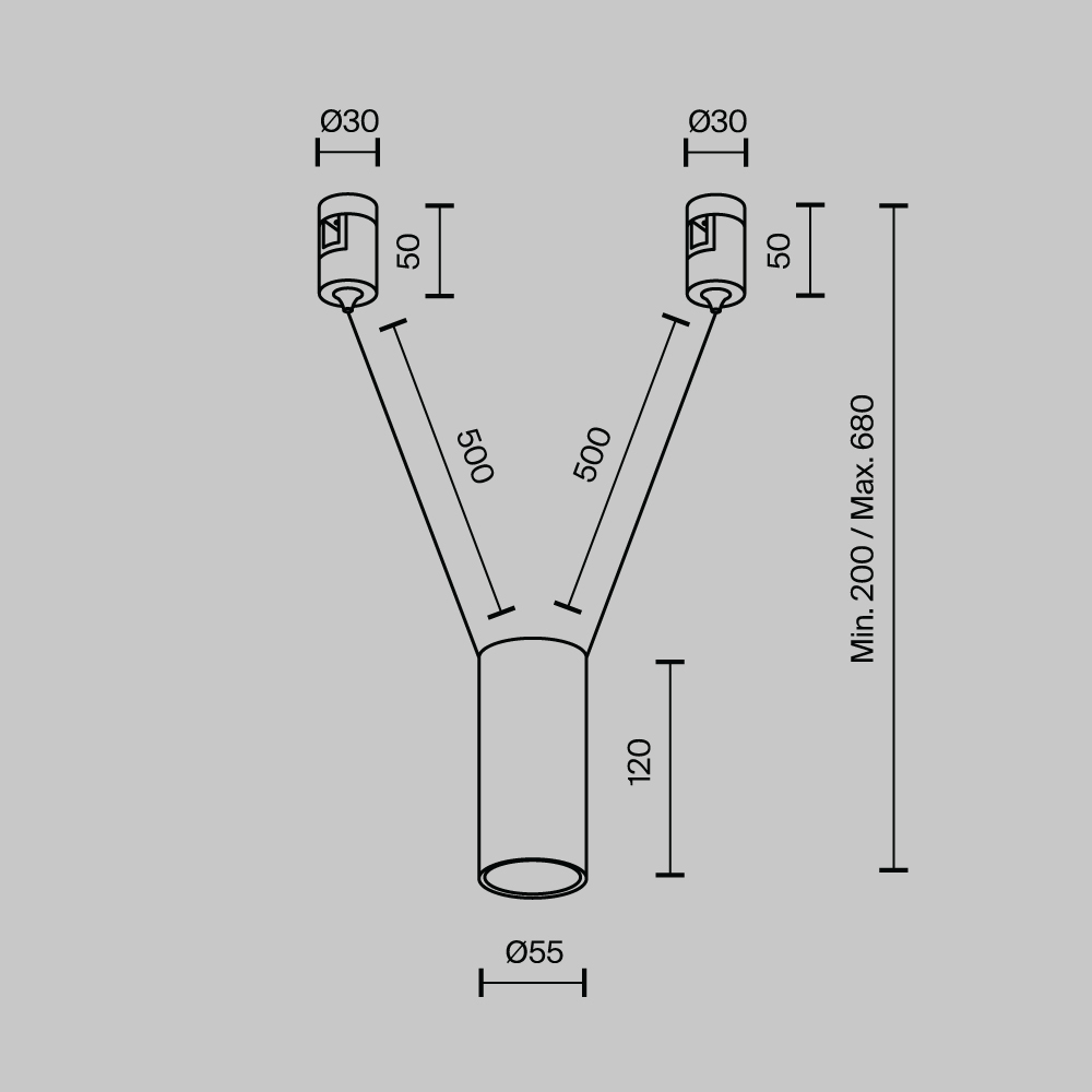 Трековый магнитный светильник Maytoni Technical Focus Led Flarity TR157-1-12W3K-PT