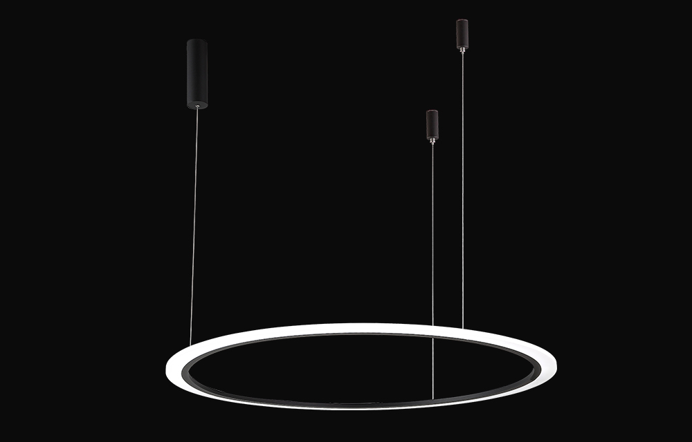 Подвесной светодиодный светильник Crystal Lux MANZANA SP40W LED D1000 BLACK