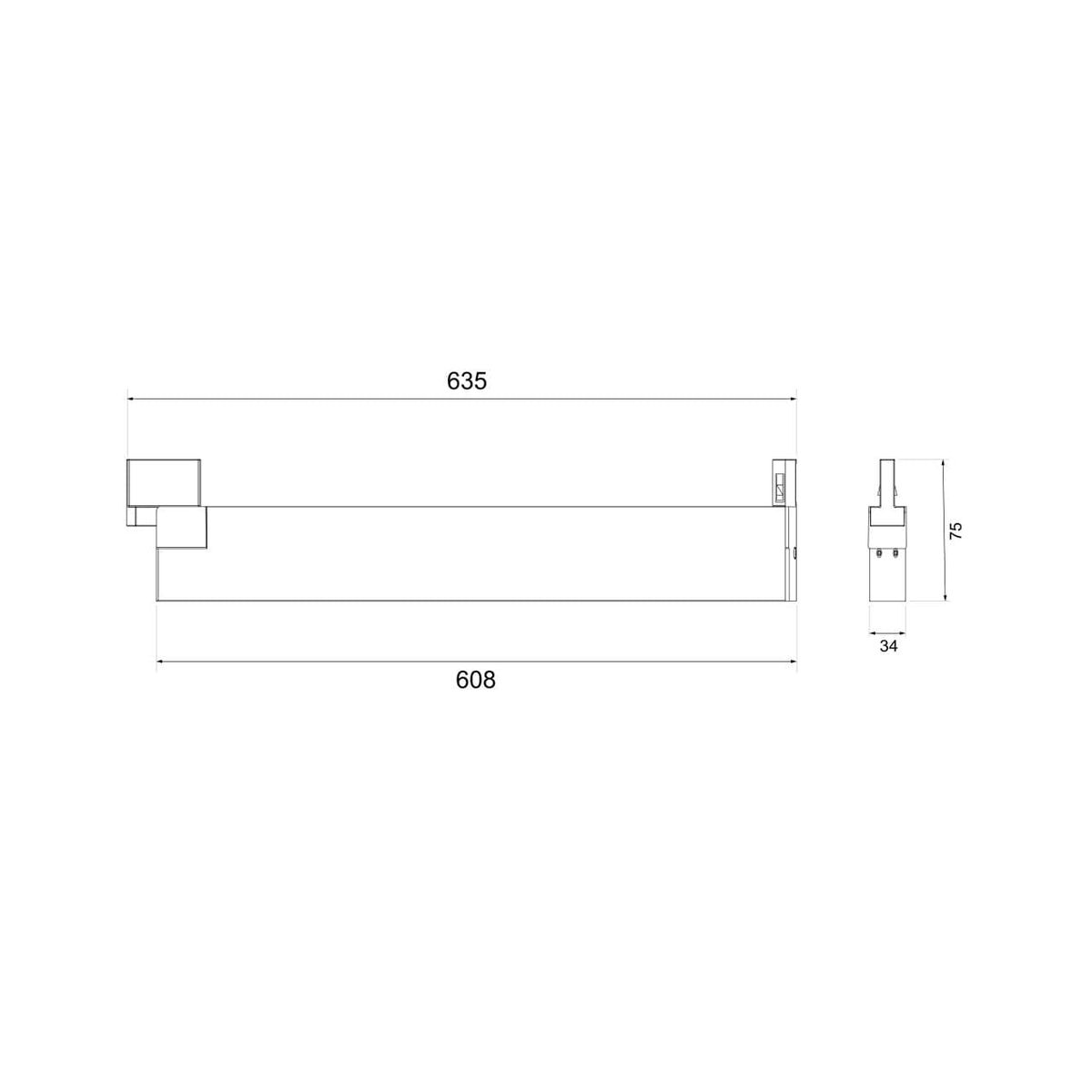 Трековый светильник Elektrostandard X-Line белый матовый 4690389161575