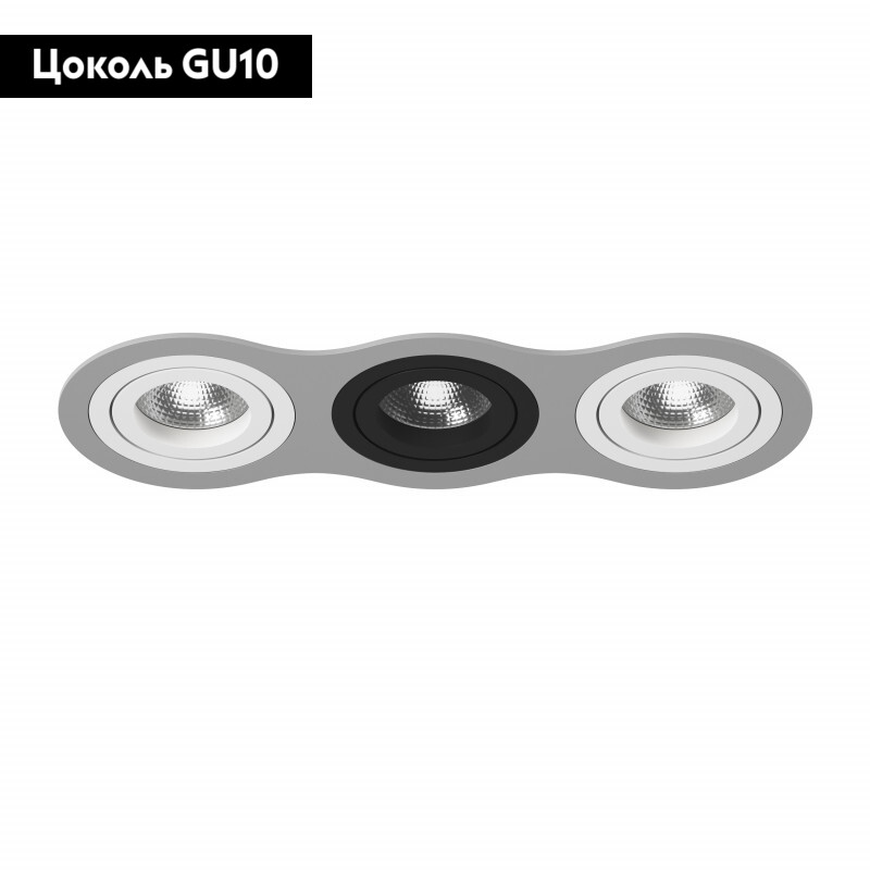 Встраиваемый светильник Lightstar INTERO 16 i639060706 (217639+217606+217607+217606)