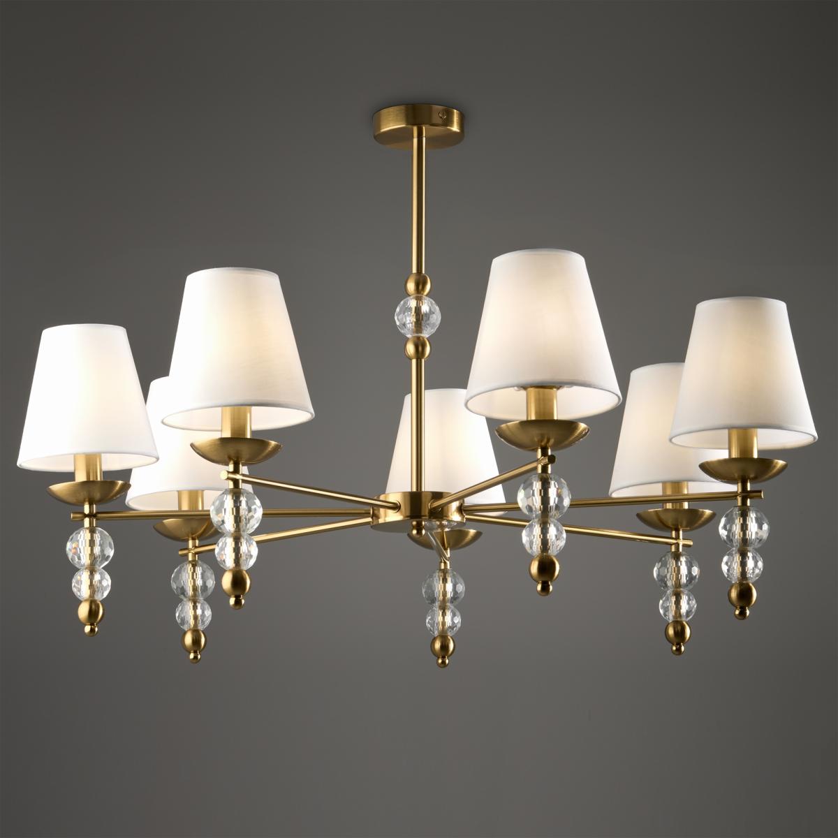 Люстра на штанге Freya Side FR1009CL-07BS