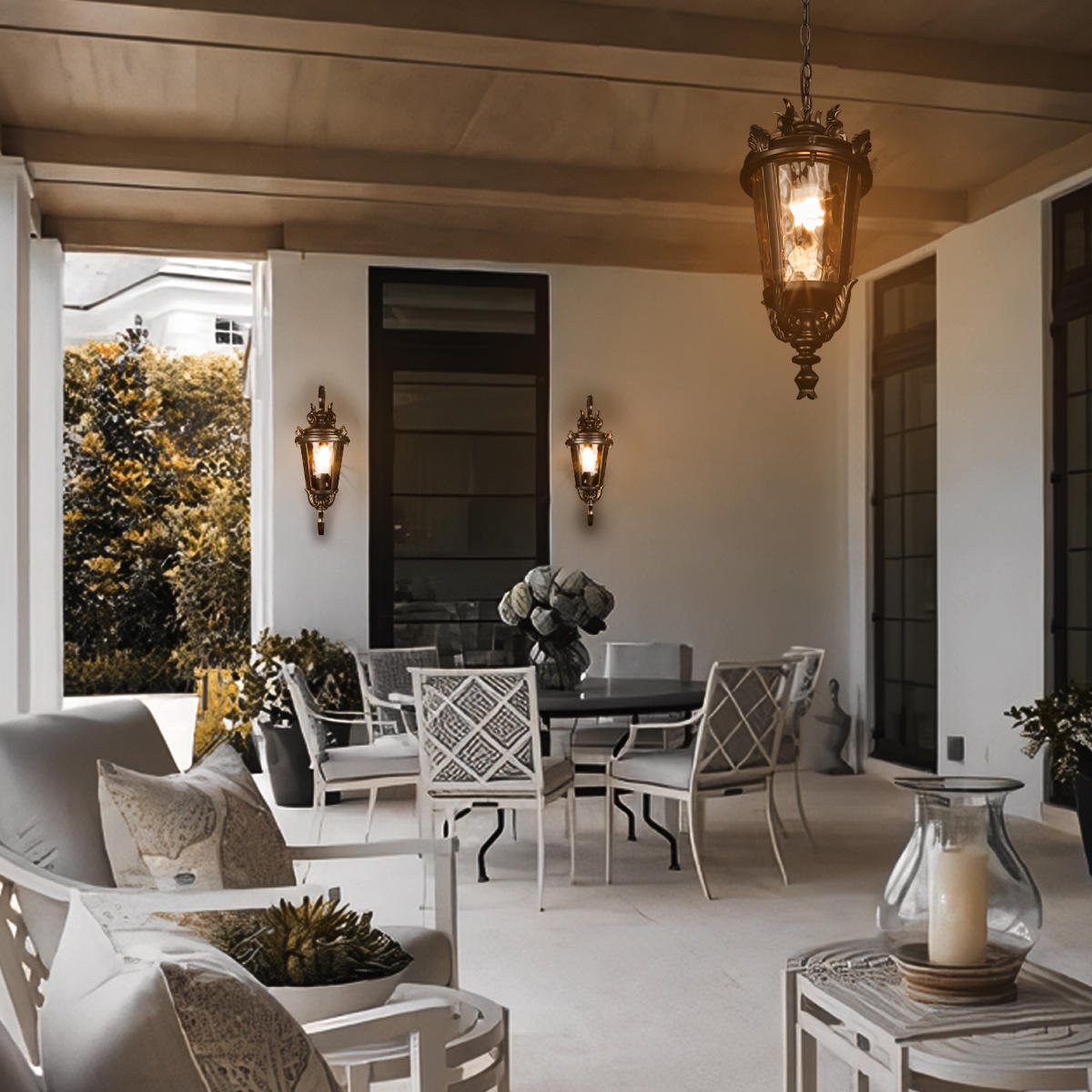Уличный подвесной светильник дизайнерский Loft IT Verona 100003P
