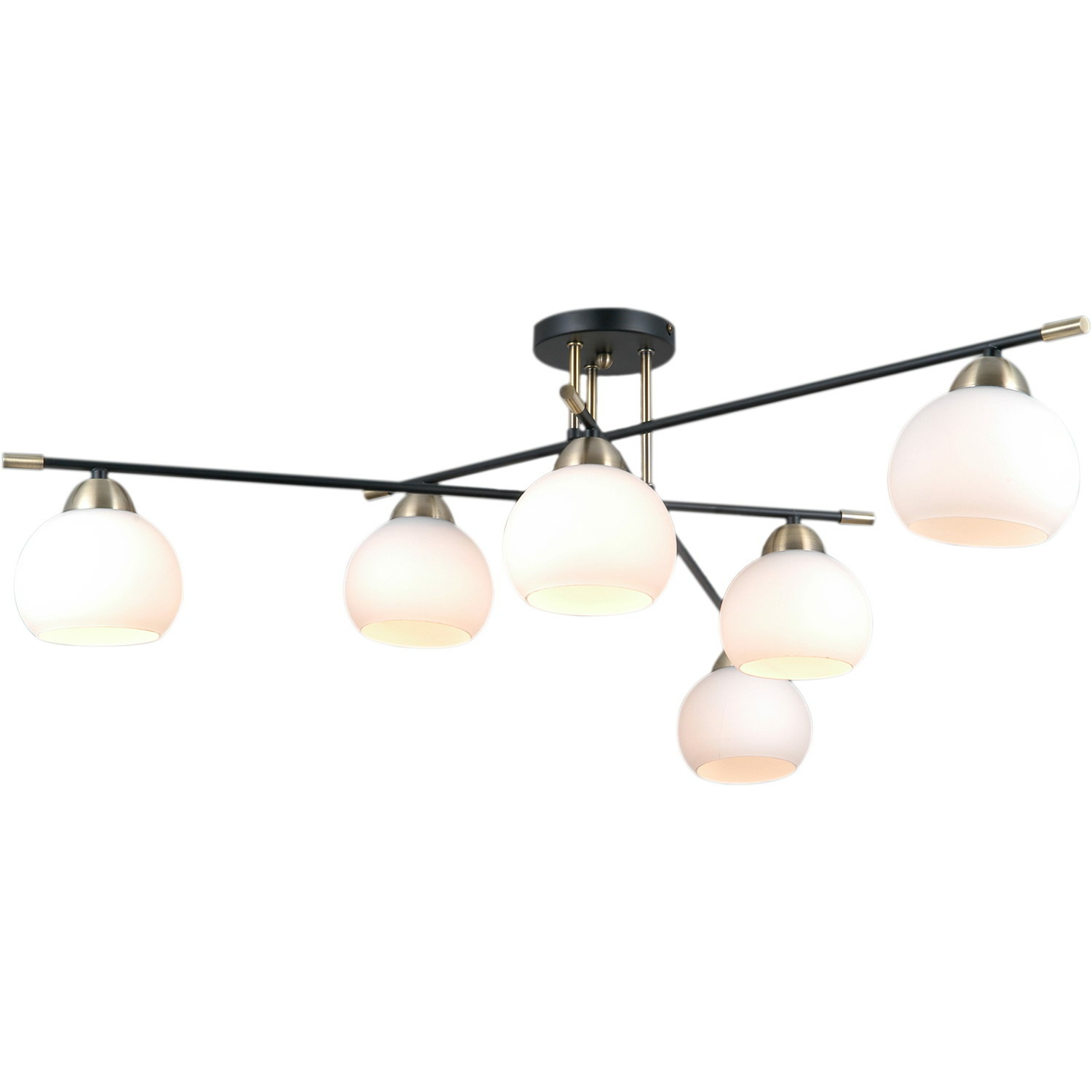 Люстра на штанге Illumico IL0446-6CSQ-79 BK
