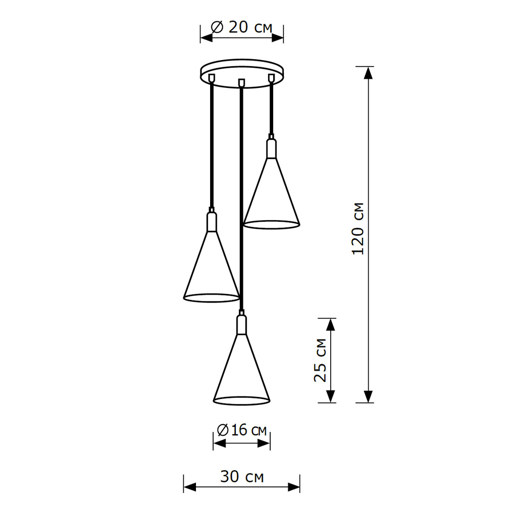 Подвесной светильник LightHall Glaro LH012083