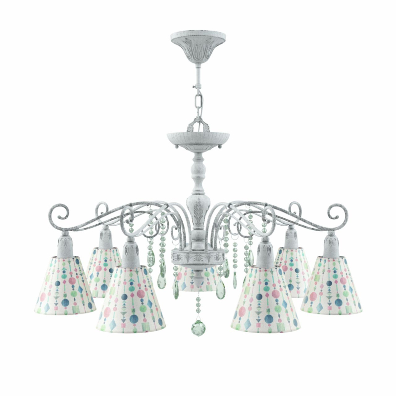 Подвесная люстра Lamp4you Provence E4-07-G-LMP-O-17-CRL-E4-07-GR-DN
