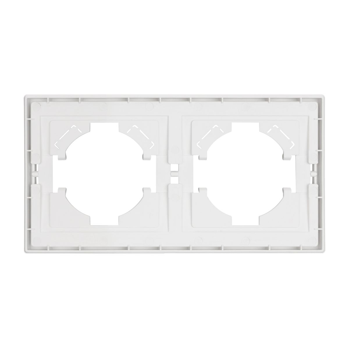 Рамка пластиковая на 2 поста Arlight FRM-TENDO-SFPL-2-WH 054649