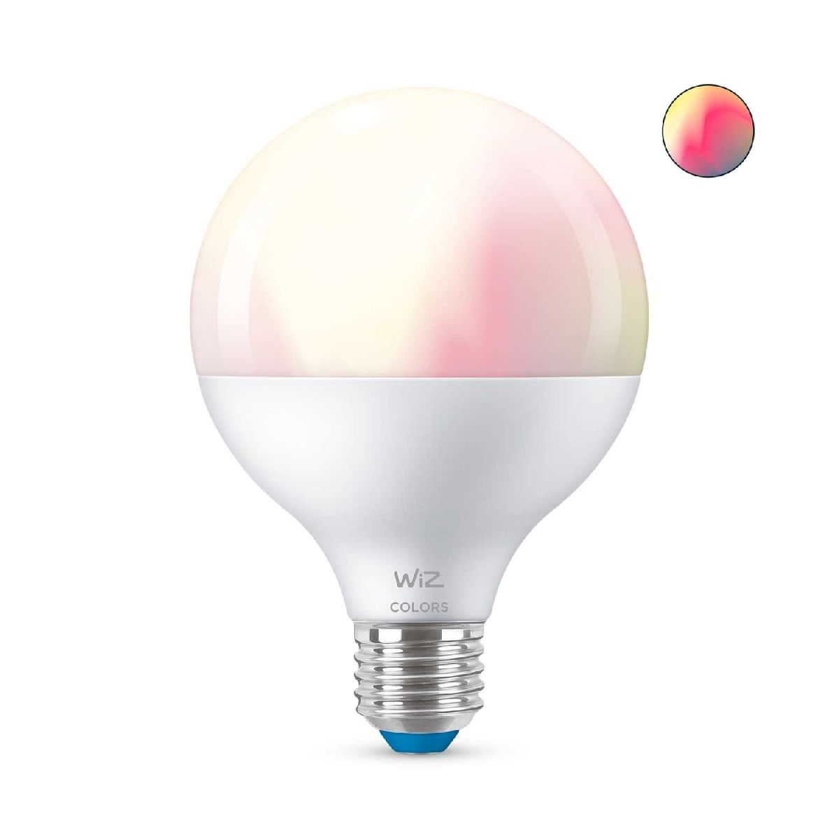 Умная светодиодная лампа Wiz Wi-Fi BLE75WG95E27922-65RGB1PF/6 E27 7W 2200/6500K 929002383902