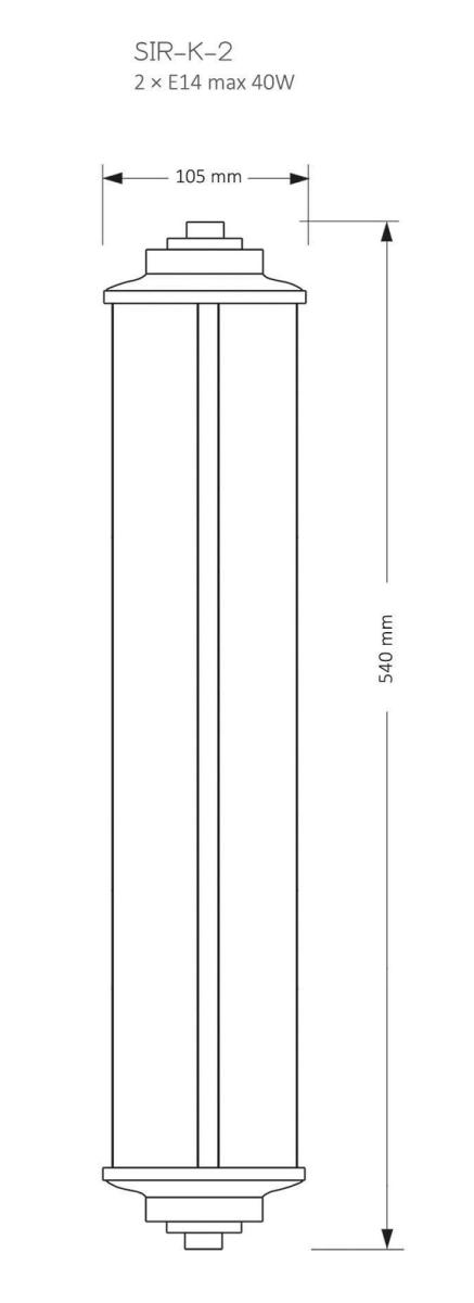 Настенный светильник Kutek Mood Siri SIR-K-2(CZ) 540