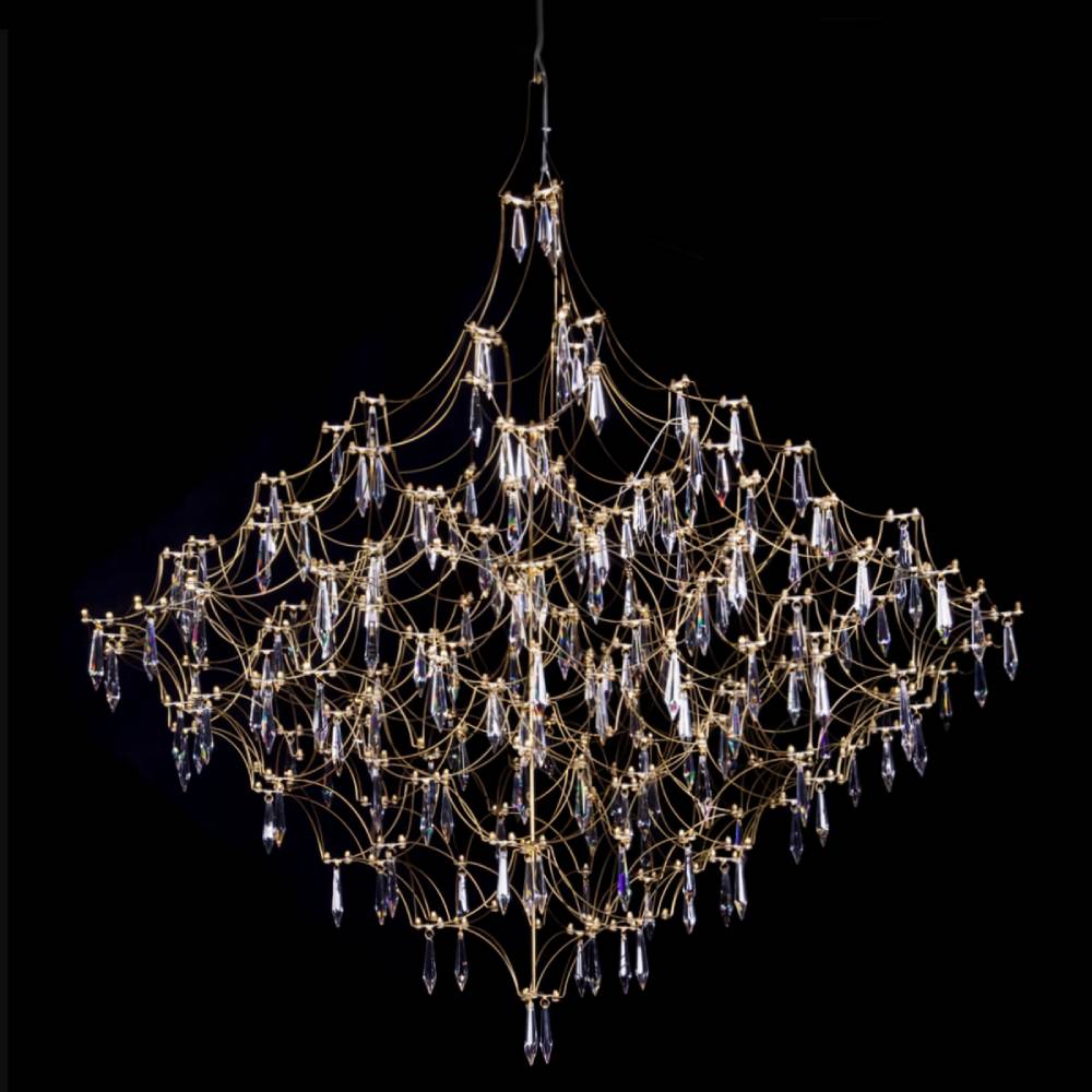 Подвесная люстра второго света Loft IT Mira 10259/1200 Gold Asfour