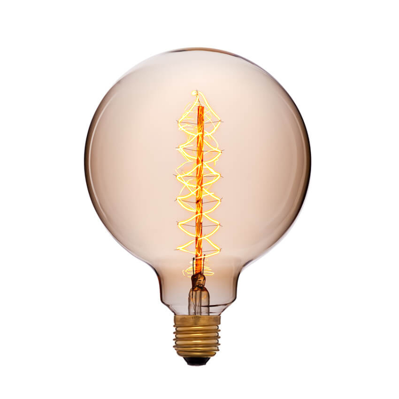 Лампа накаливания Sun Lumen E27 60W золотой 053-662