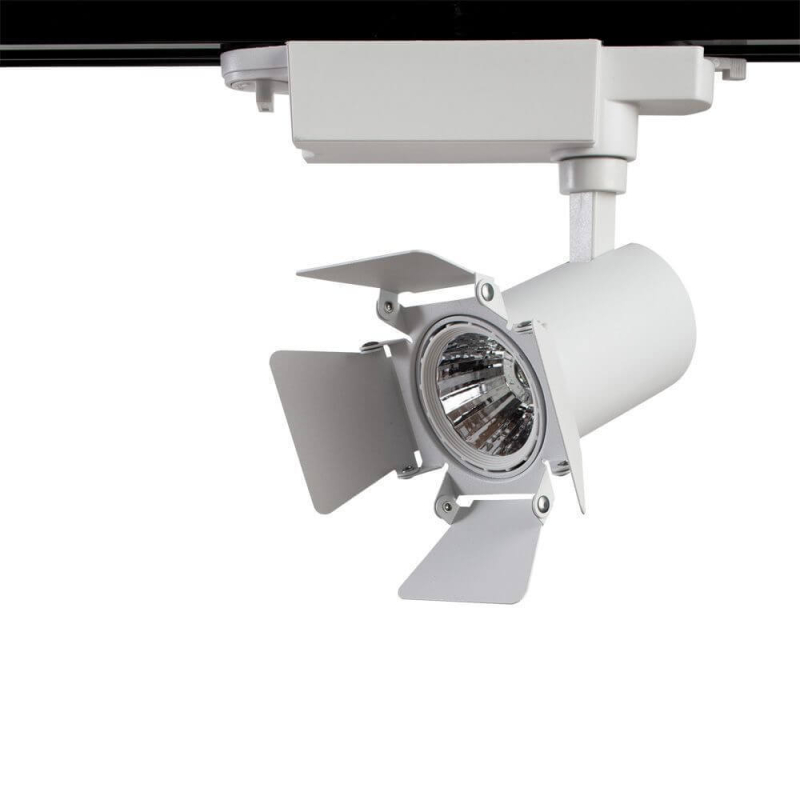 Трековый светодиодный светильник белый Arte Lamp Track Lights A6709PL-1WH