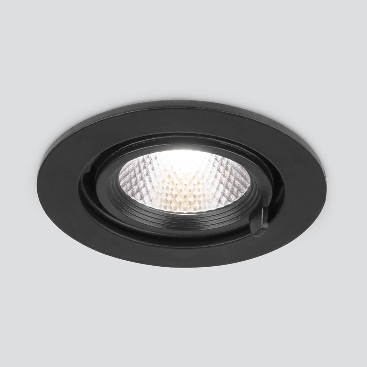 Встраиваемый светодиодный светильник Elektrostandard 9918 LED 9W 4200K черный 4690389162428