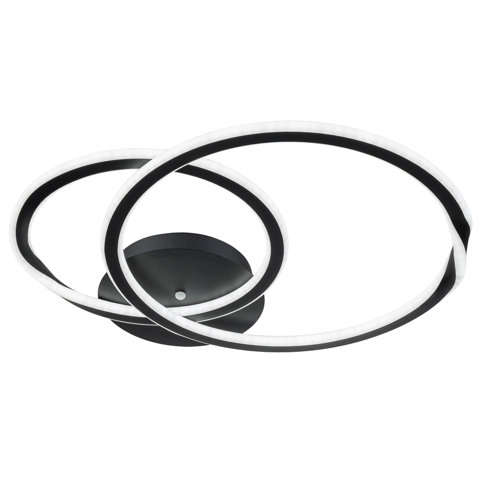 Потолочная люстра кругами Arte Lamp Sierra A2211PL-2BK