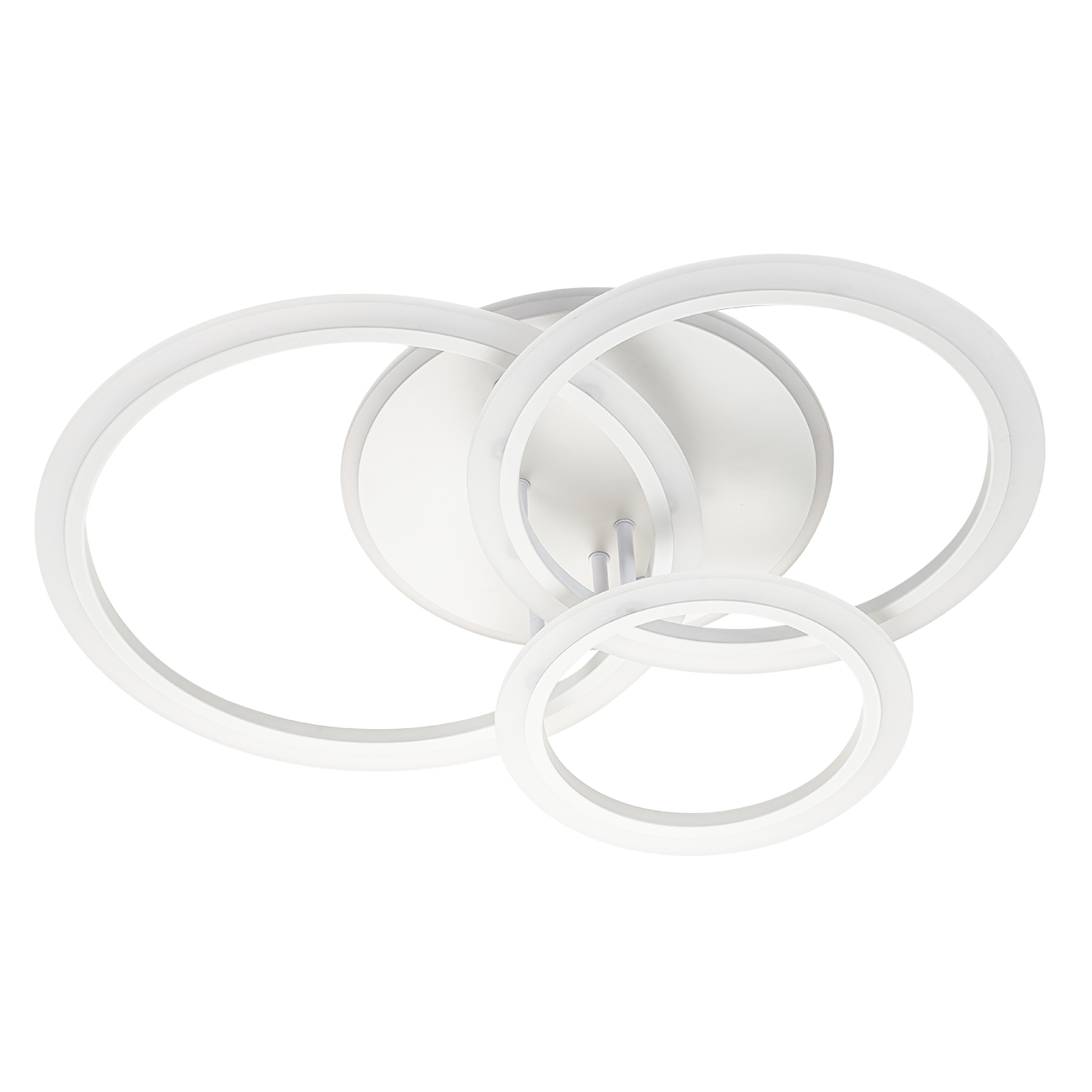 Потолочная светодиодная люстра кольцами Escada Random 10231/3LED White