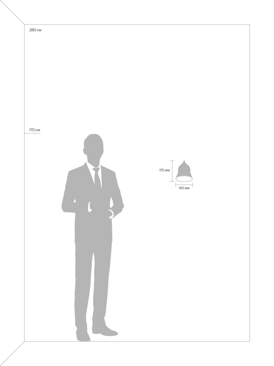 Бра Freya Falke Market FR8001WL-01WG