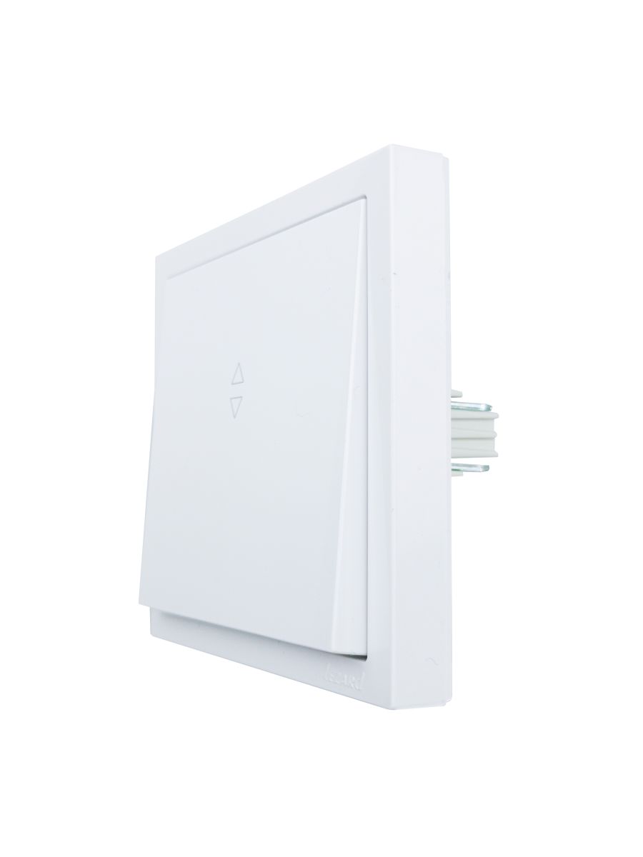 Выключатель проходной белый безвинтовой зажим/клемма Lezard Zima 704-0288-105QC
