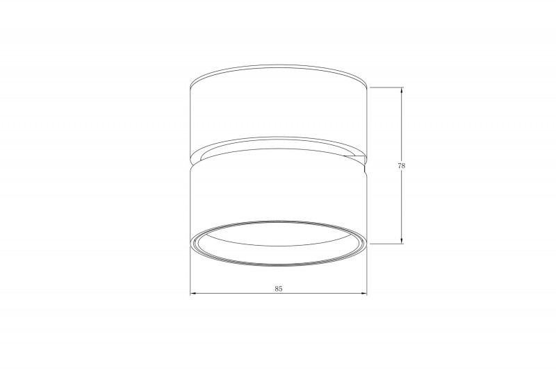 Накладной светильник Donolux DL18960R12W1B