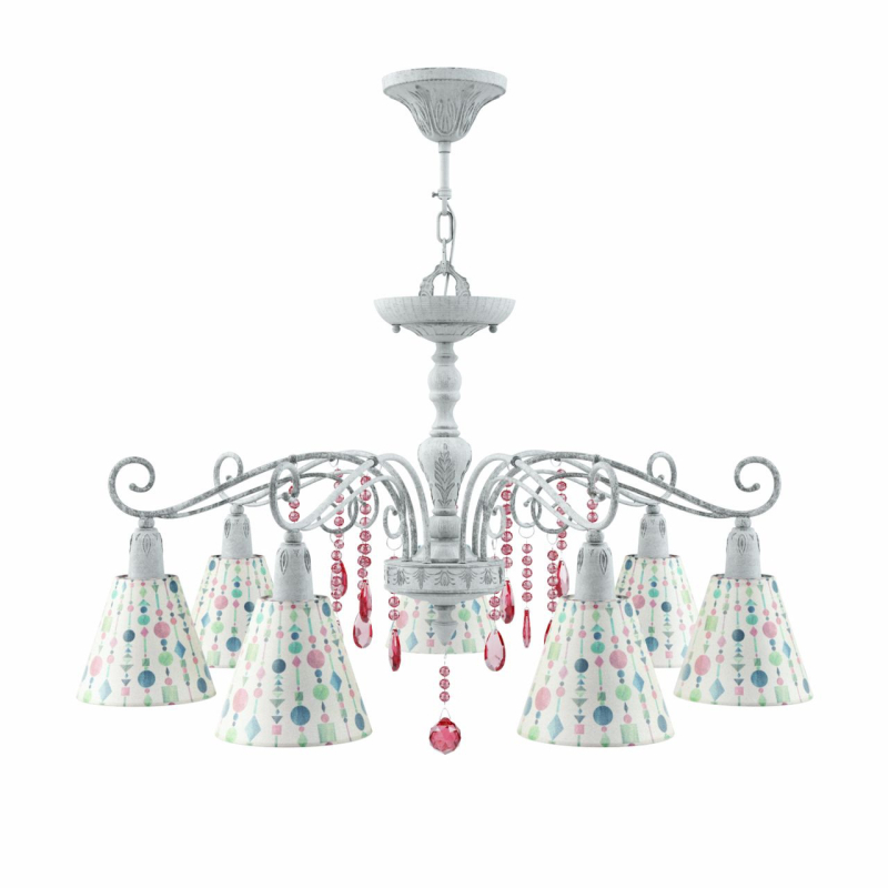 Подвесная люстра Lamp4you Provence E4-07-G-LMP-O-17-CRL-E4-07-PK-DN