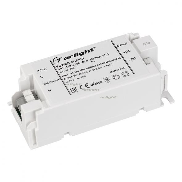 Блок питания Arlight ARJ-LE381050A (40W, 1050mA, PFC) 023462