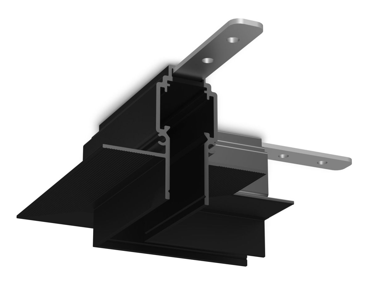 Коннектор угловой для встраиваемого магнитного шинопровода Ambrella Light Track System GL1971