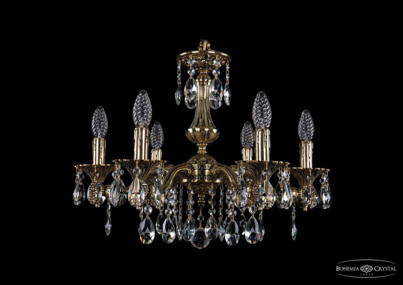 Подвесная люстра Bohemia Ivele Crystal 1710/6/160/A/GB