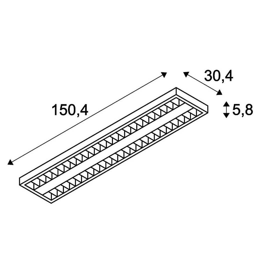 Потолочный светодиодный светильник SLV Rasto Led 158941