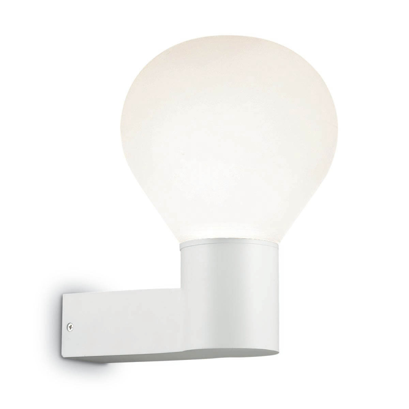 Уличный настенный светильник Ideal Lux Clio-1 AP1 Bianco 146621