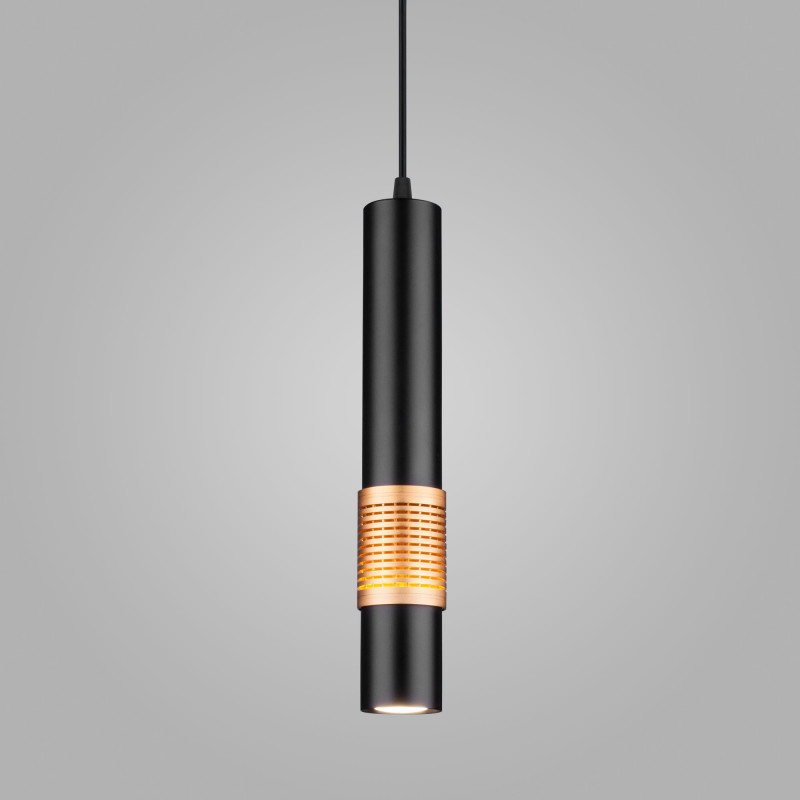 Подвесной светильник Elektrostandard DLN001 MR16 9W 4200K черный матовый/золото