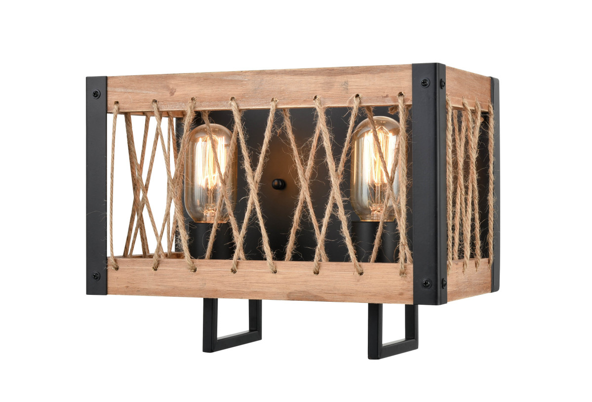 Бра деревянное из дерева Vele Luce Cubo VL6052W02