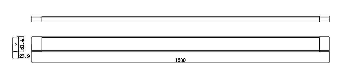 Линейный потолочный светильник Эра SPO-531-B-65K-036 Б0061351