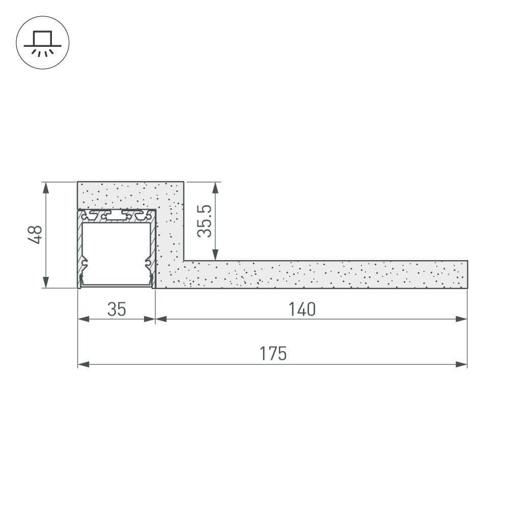 Профиль Arlight ARL-LINE 022936