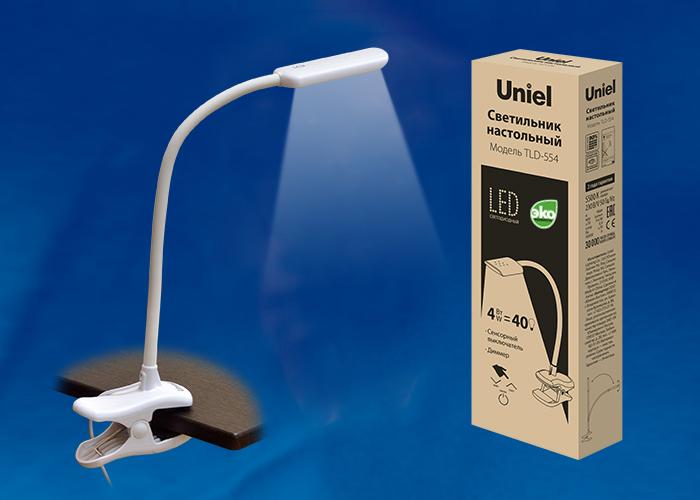 Настольная лампа (UL-00002233) Uniel TLD-546 Black/LED/350Lm/4500K