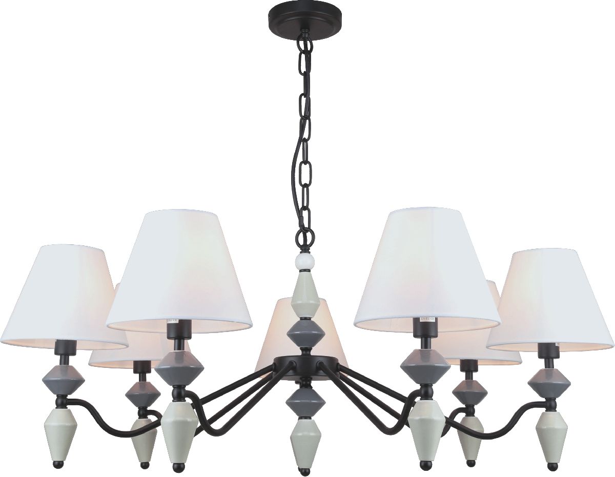 Подвесная люстра с абажуром из ткани Rivoli Alisia 2096-307 Б0066440