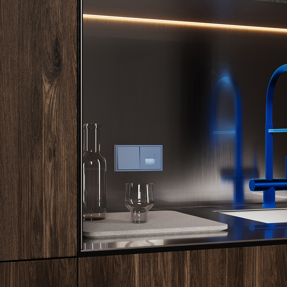 Накладка для подсветки светодиодной с датчиком Voltum S70 (деним) VLS002415