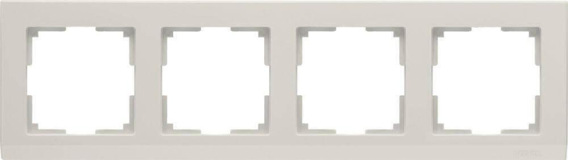 Рамка Werkel Stark на 4 поста слоновая кость WL04-Frame-04-ivory 4690389046537